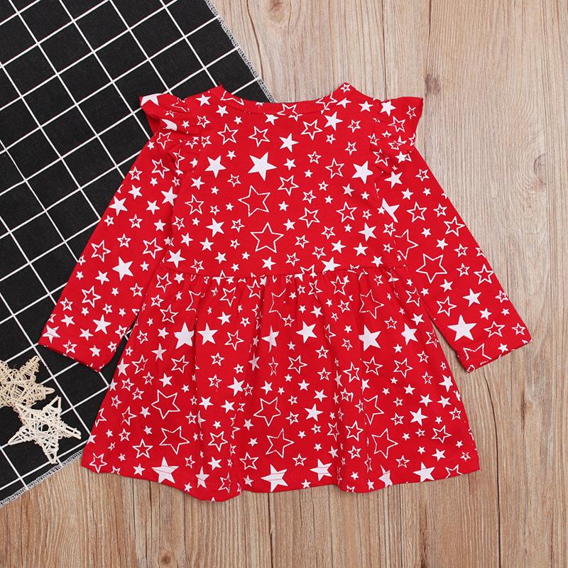 Năm 2021 Thời Trang Cho Bé Gái Tay Dài Mùa Đông In Hình Công Chúa Váy Đầm Bé Gái Sơ Sinh Quần Áo Trẻ Em