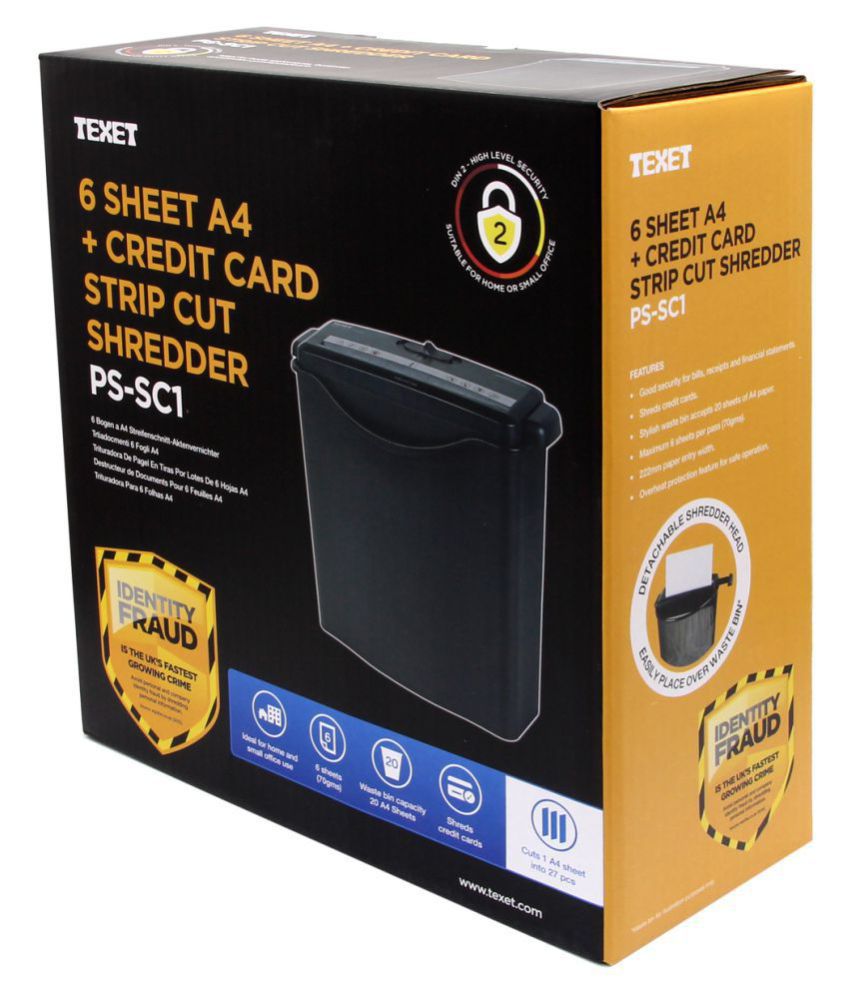 Máy Hủy Tài Liệu TEXET PS-SC1