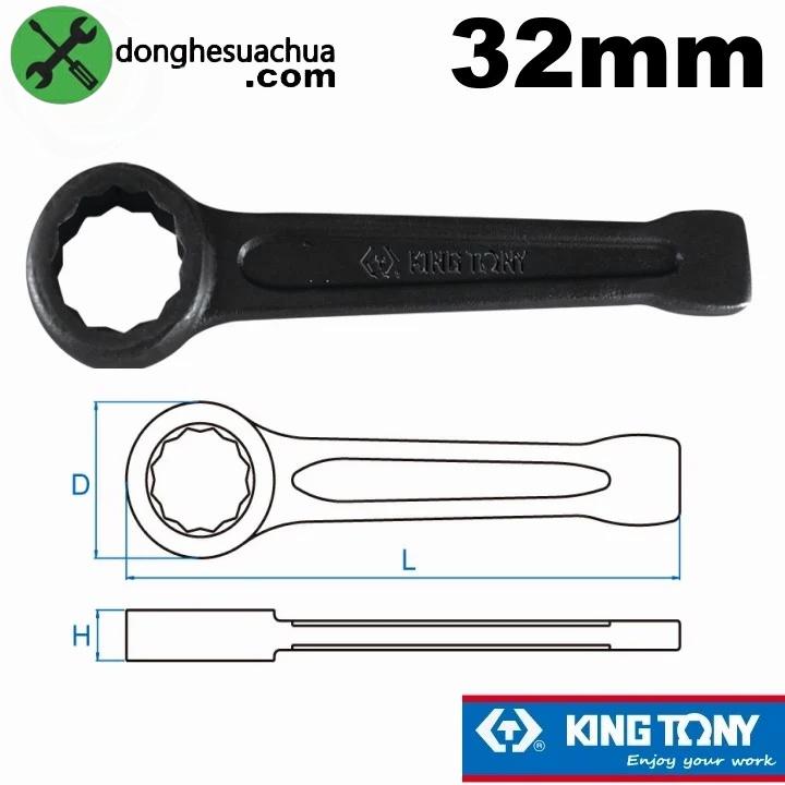 Cờ lê vòng đóng 32mm Kingtony 10B0-32 dài 190mm