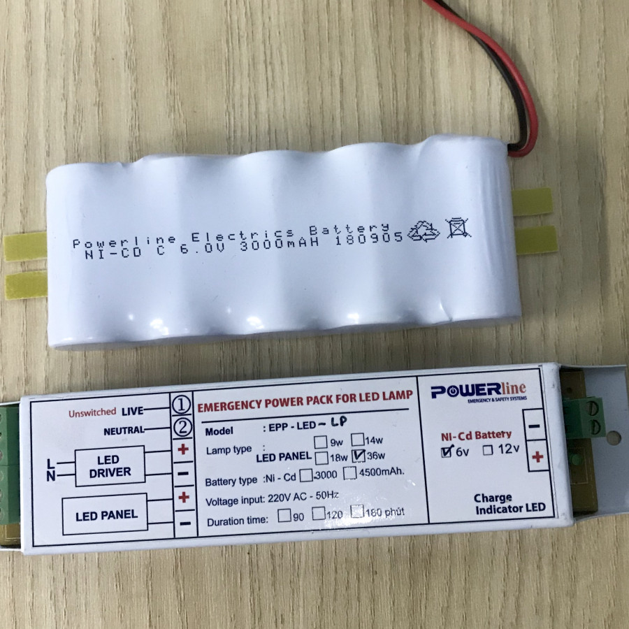 Bộ lưu điện cho đèn LED Panel 36W EPP LP01