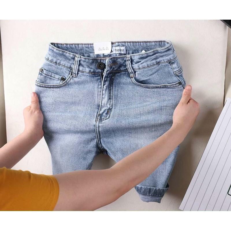 QUẦN SHORT JEAN NAM VẢI ĐẸP CO GIÃN TỐT MÀU XANH NHẠT GIÁ SỈ MÃ 247