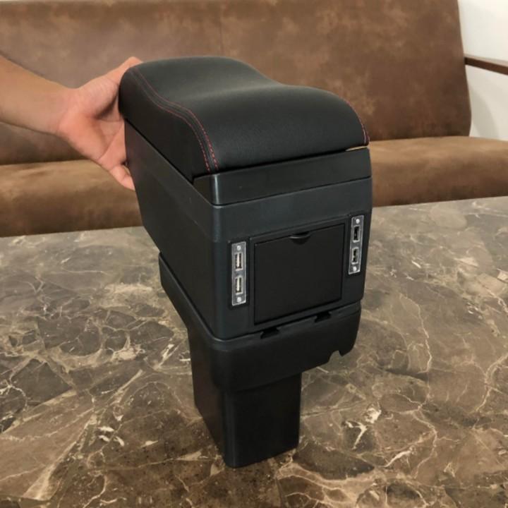 Bộ hộp tỳ tay ô tô Chevrolet Cruze và Deawoo Lacetti tích hợp 6 cổng USB - 2 màu: Đen và Be - Mã: EXPD-CRZE