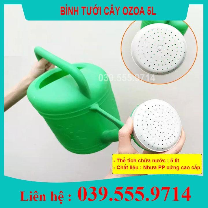 Bình nhựa tưới cây 5 lit - bình ô doa xách tay bền đẹp