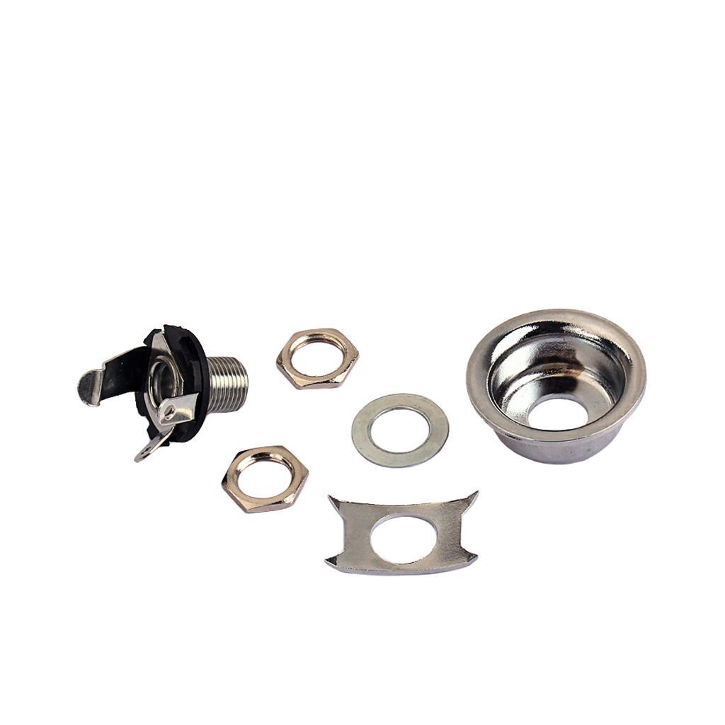 2pcs 6.35mm 1/4 ''  Output Jack for  Guitar