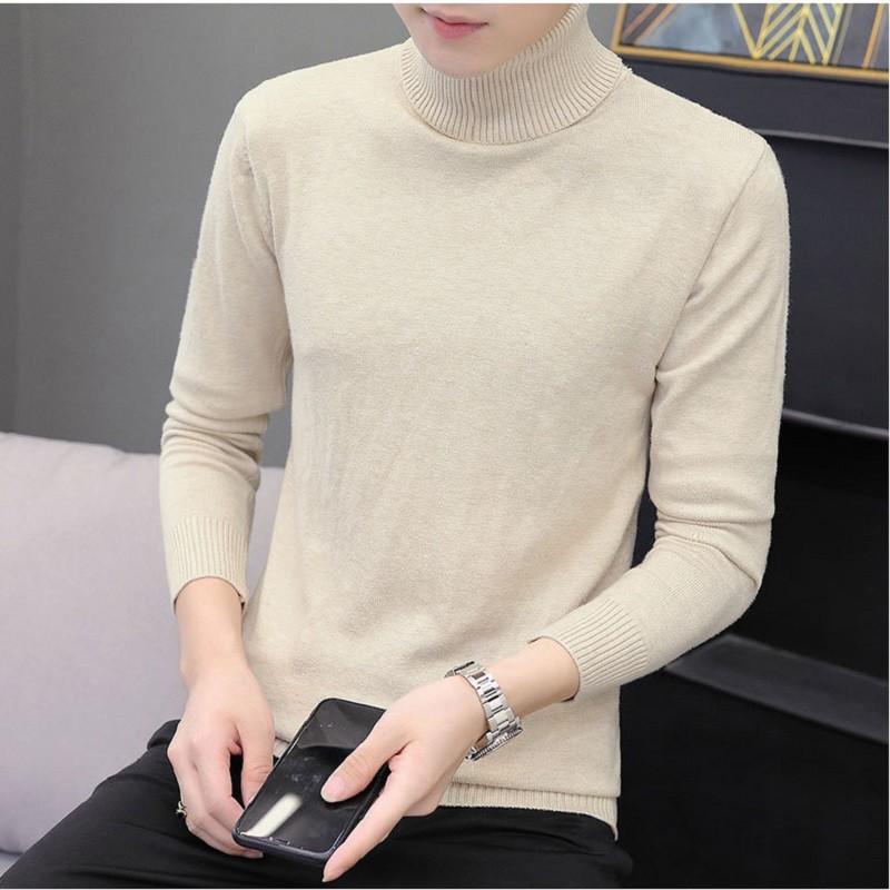 Áo Len Nam Cổ Lọ thời trang nam MENSWEAR chất Len mềm mịn kiểu dáng Hàn Quốc giữ nhiệt phong cách hàn quốc