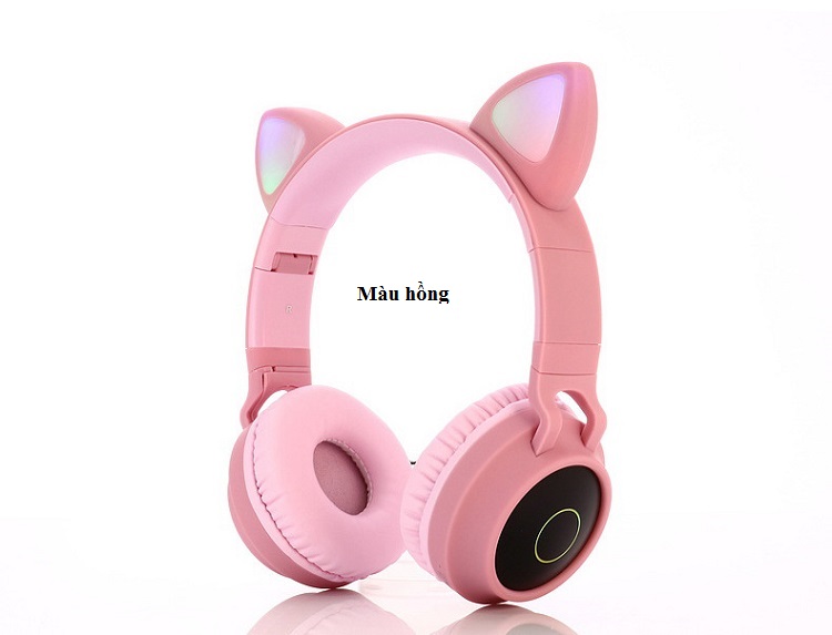 Tai Nghe Bluetooth Tai Mèo Cá Tính BTC-0028 Vớ 4 Màu Sắc .Đa Dạng, Thoải Mái Lựa Chọn Khoe Cá Tính