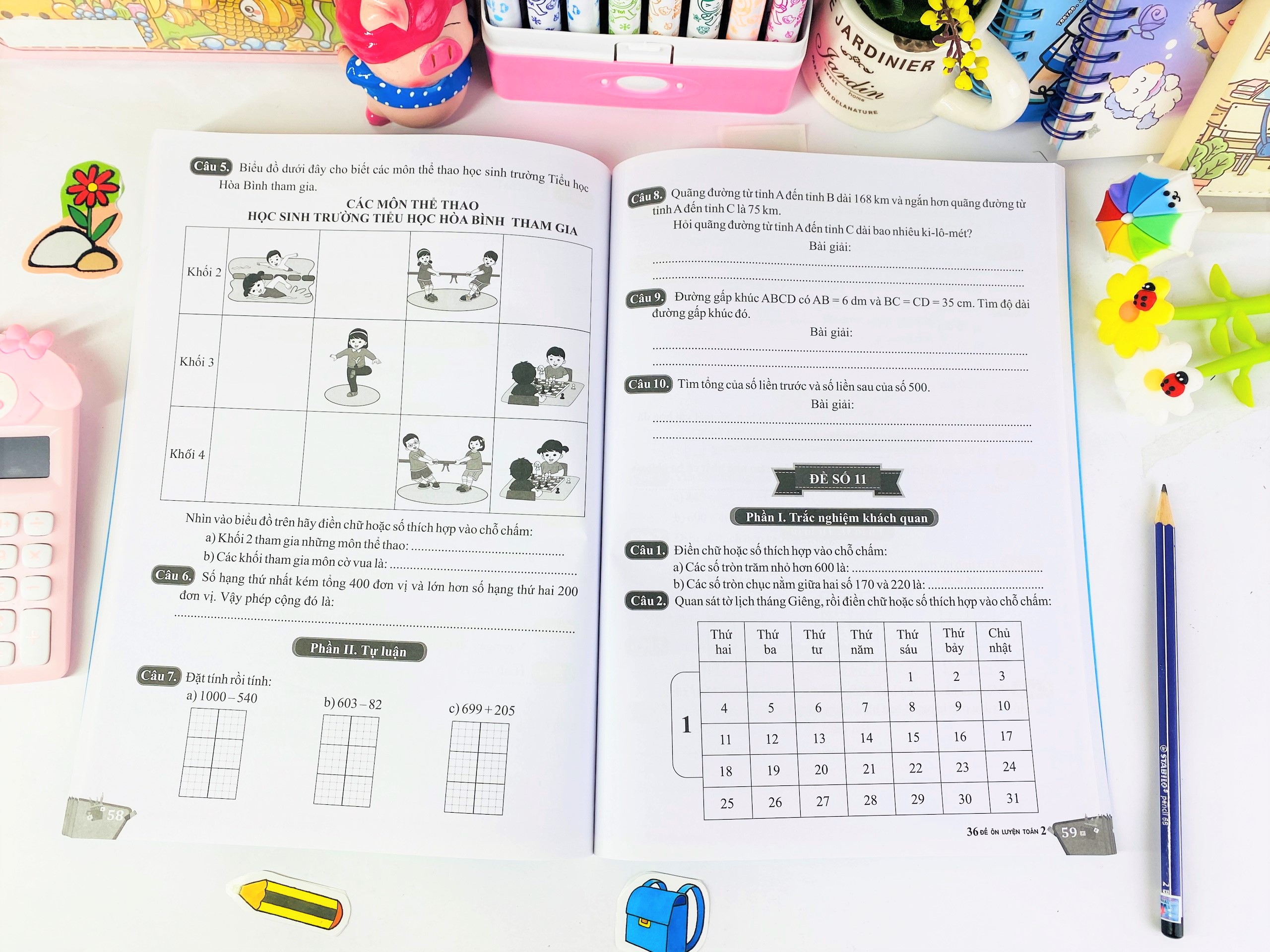 Sách - 36 Đề Ôn Luyện Toán 2 - Biên soạn theo chương trình GDPT mới - ndbooks