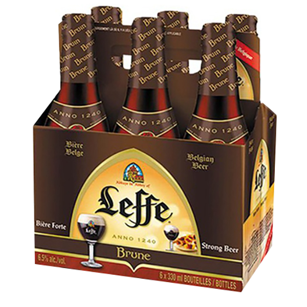 Bia Leffe Brune Nâu 330ml 6 chai