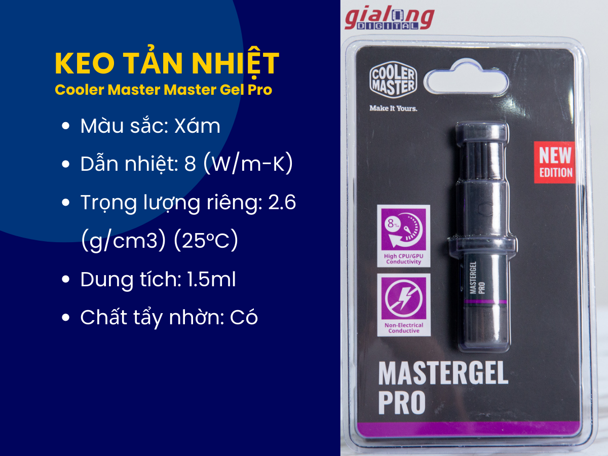 Keo tản nhiệt  Cooler Master Gel Pro - Hàng chính hãng