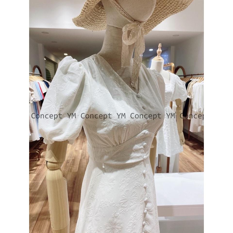 Đầm Cổ Tim Nút - D0528
