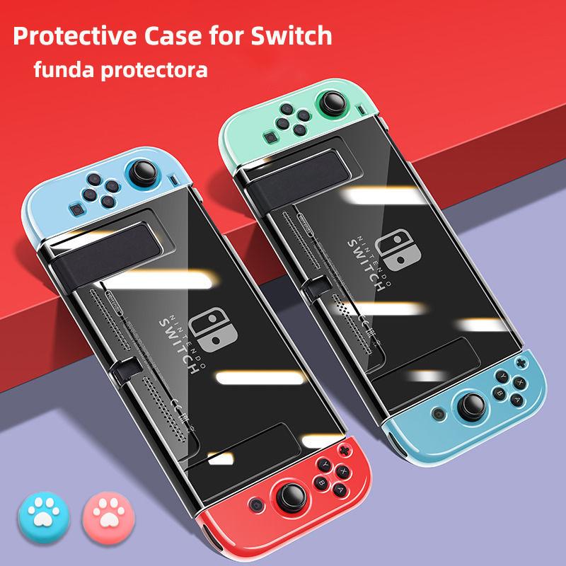 Vỏ bảo vệ vỏ mềm trong suốt dành cho Nintendo Switch TPU Silicone Có thể gắn được Da Grip Caps Switch Lite Phụ kiện trò chơi Màu sắc: dành cho Switch Lite