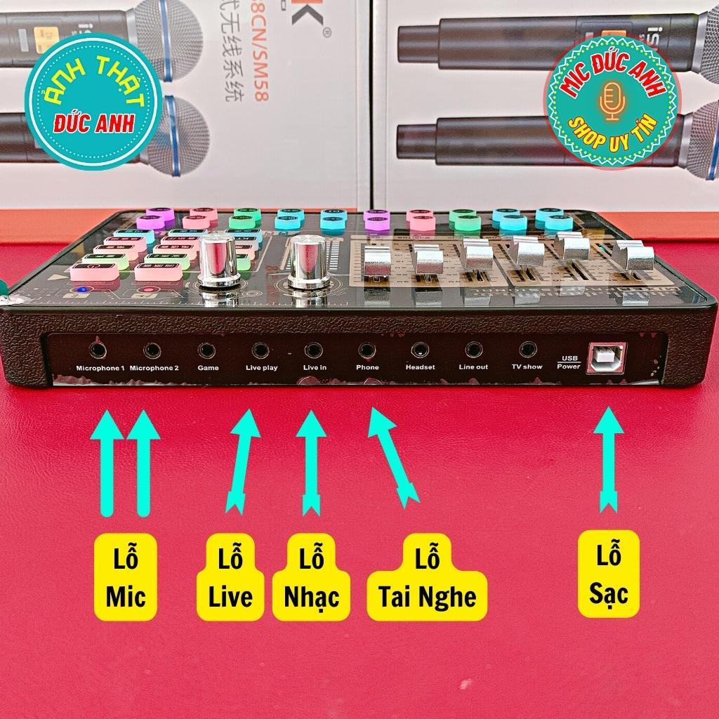 Sound Card H9 2022 Phiên Bản Mới Nhất. Chuyên Dùng Livestream Mọi Nền Tảng MXH... Chất Âm Cực Hay, Dễ Sử Dụng