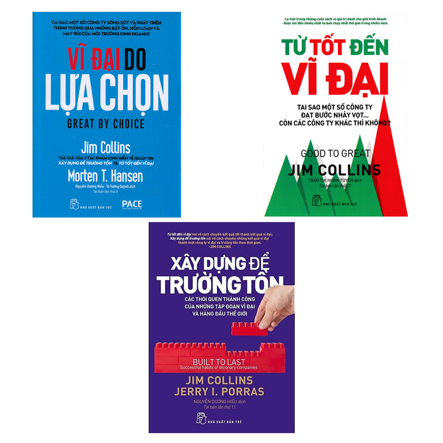 Combo Nghệ Thuật Xây Dựng Công Ty Thành Công: Vĩ Đại Do Lựa Chọn, Từ Tốt Đến Vĩ Đại, Xây Dựng Để Trường Tồn