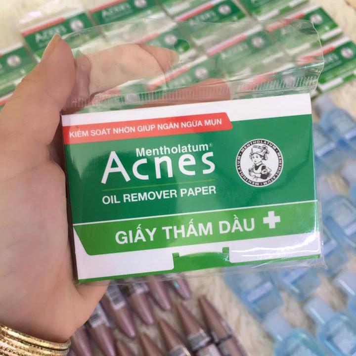 Giấy Thấm Dầu hút nhờn hiệu quả Acnes – Acnes Oil Remover Paper 50 tờ