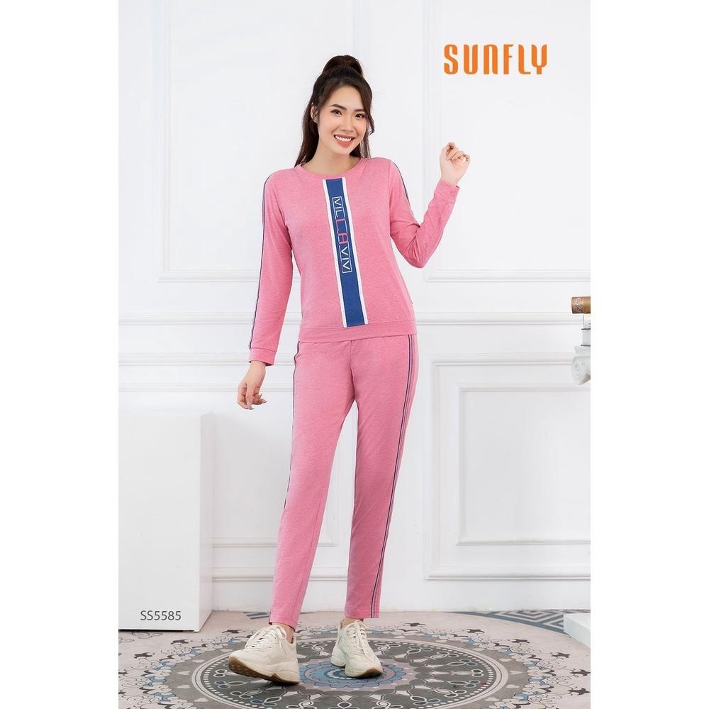 SS5585 BỘ THỂ THAO COTTON ÁO DÀI QUẦN DÀI