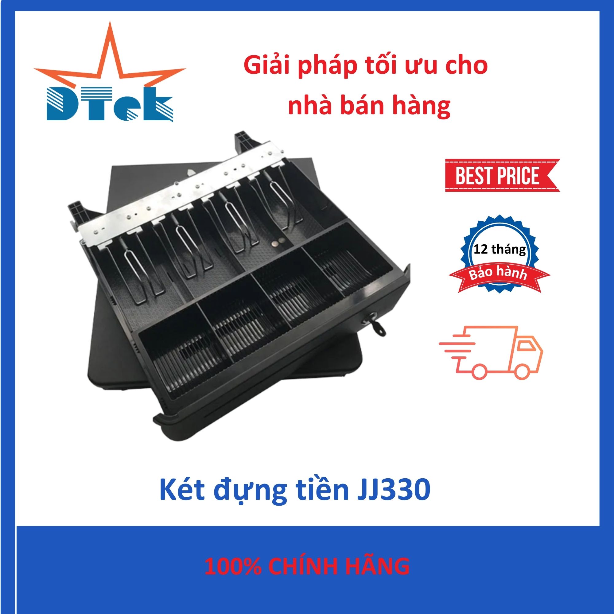 Két đựng tiền JJ330 Dtek - Hàng nhập khẩu chính hãng