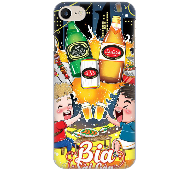 Ốp lưng dành cho điện thoại IPHONE 7 Hình Bia Sài Gòn - Hàng chính hãng