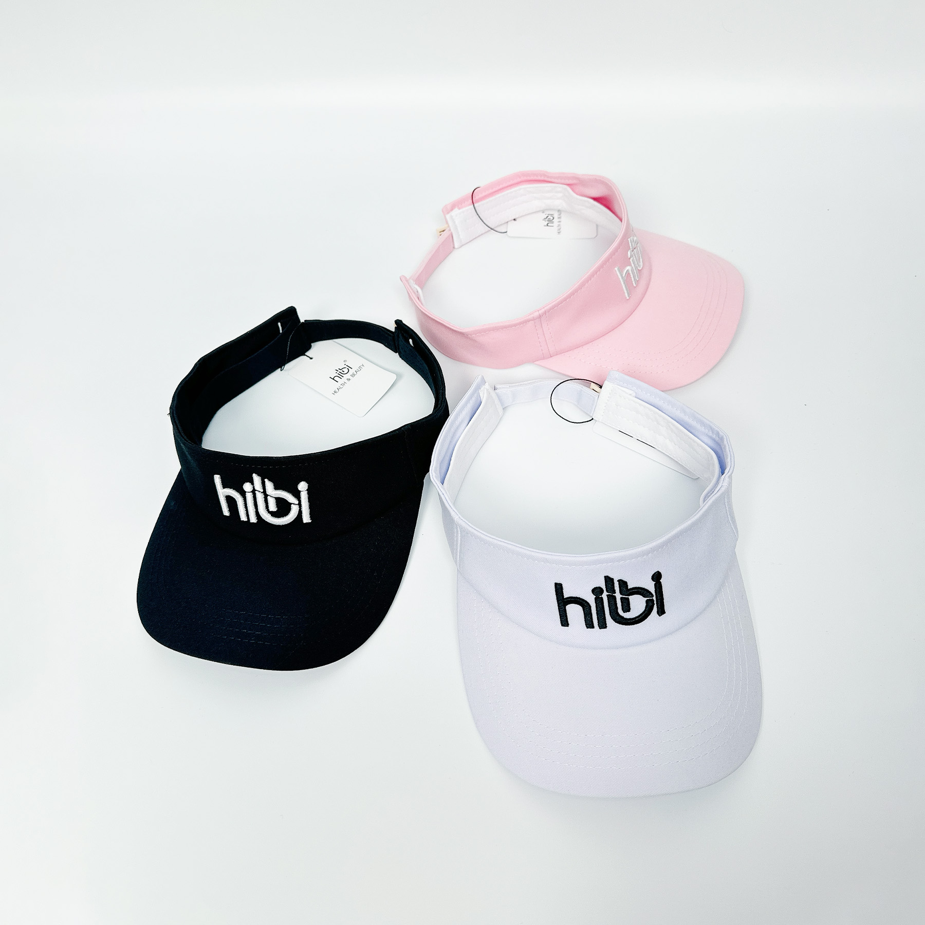 Mũ Lưỡi Trai Tennis Nửa Đầu Hibi Sports A015 Thêu Chữ 3D, Vải Kaki Cao Cấp