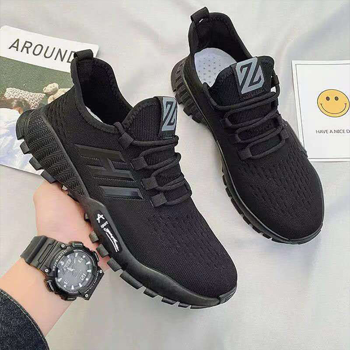 Giày Sneaker Nam ZM-26 Giày Thể Thao Nam Tăng Chiều Cao Đến 3cm Cá Tính Chính Hãng Size 39 - 44 Vải Mềm Thoáng Khí