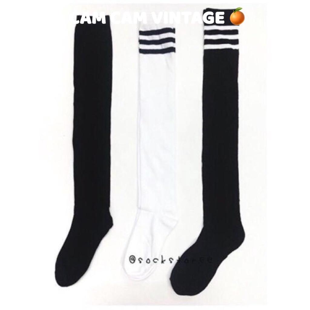 Tất Vớ Đùi Giả Boot Sang Chảnh, Học Sinh Tất Vớ Đùi Siêu Phẩm Style Hàn Quốc LoạI 1 Cotton Dày Dặn Dai Mịn Camcamvintage