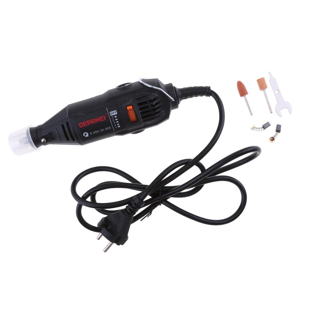 130W Mini Drill Electric Engraving Polishing Machine Grinder Rotary Kit EU