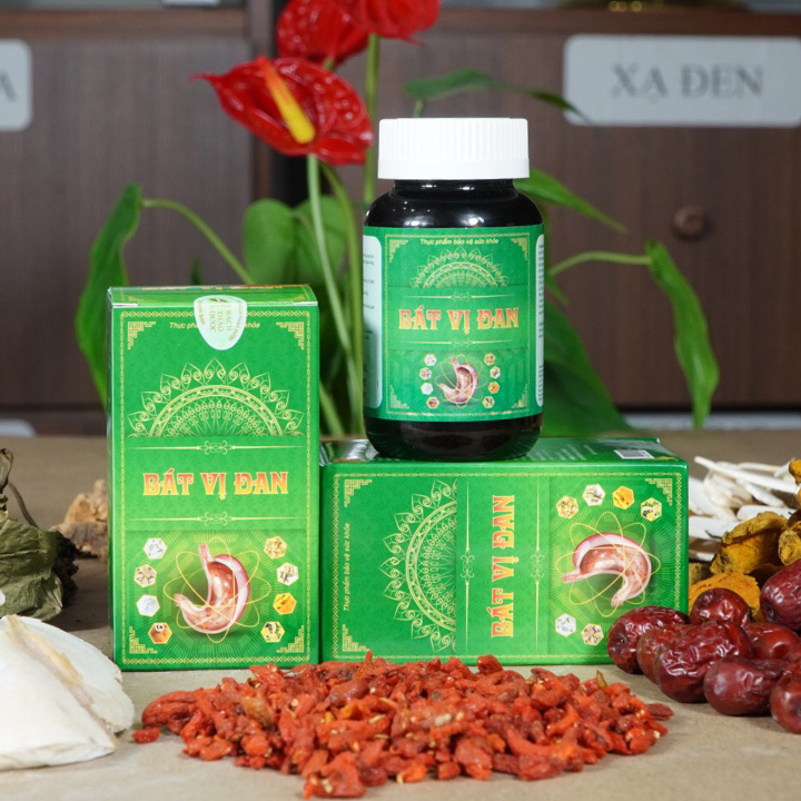 Viên uống hỗ trợ điều trị bệnh đau dạ dày của Vạn Xuân Đường - Bát Vị Đan - Chống viêm loét dạ dày, trào ngược dạ dày, đau bao tử