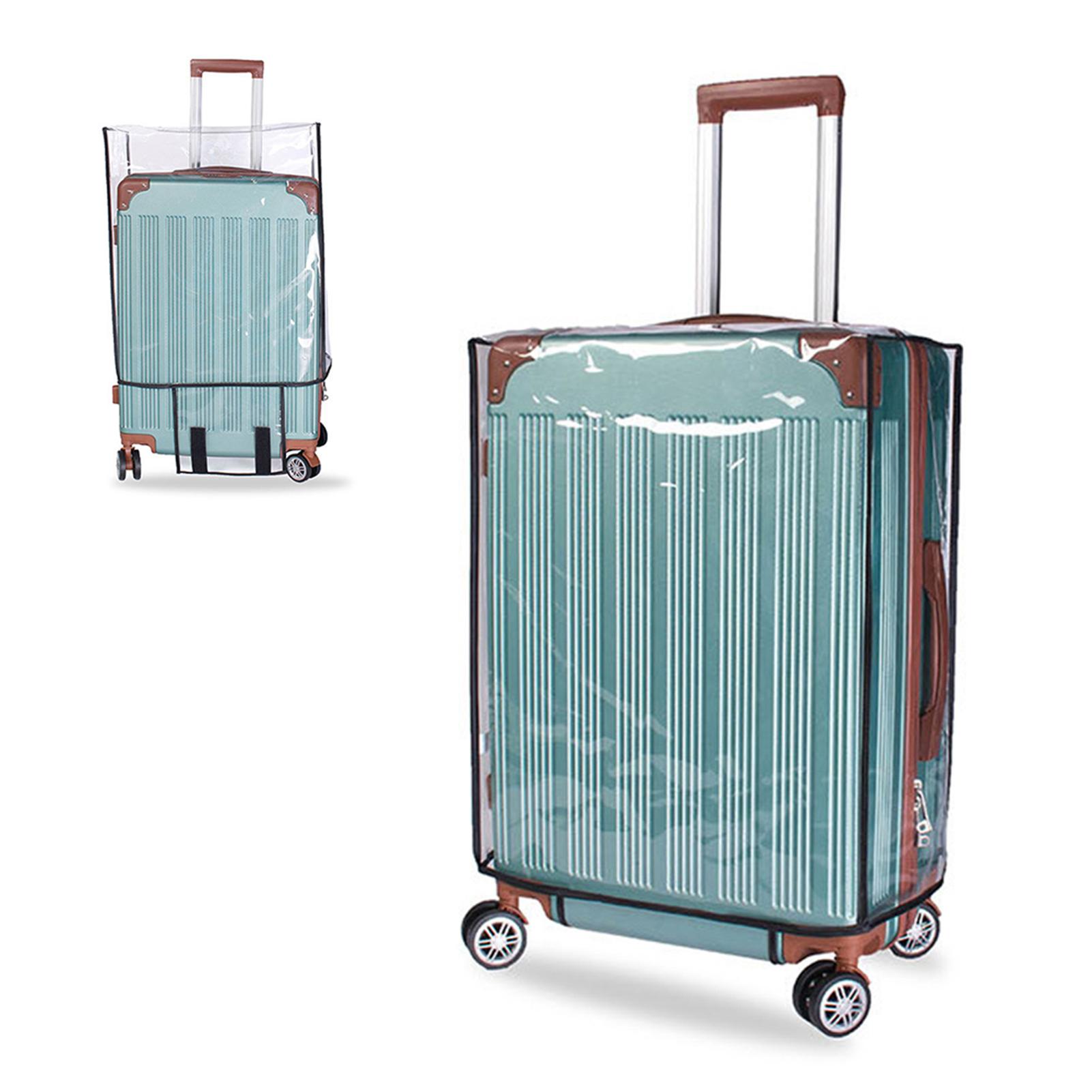 Nắp đậy hành lý du lịch bằng nhựa PVC trong suốt Nắp bảo vệ vali Nắp đậy chống bụi Phù hợp với hành lý 22 inch