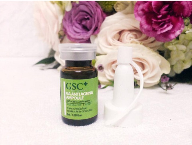 Tế Bào Gốc Trị Sẹo, Trẻ Hóa GSC GA Anti Ageing Ampoule - Phục hồi tổn thương da, làm sáng da