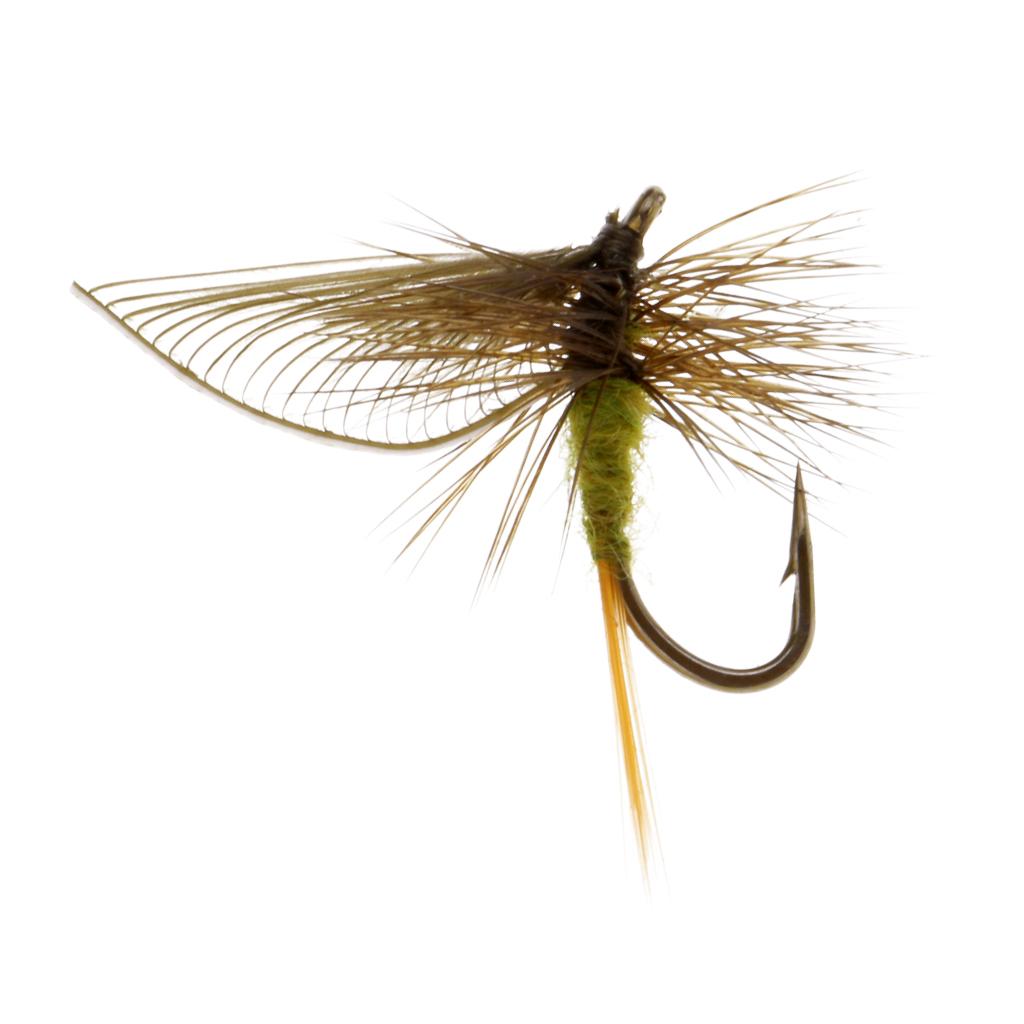 Fly Fishing Lure Flies Bass Salmon Trout Insects Baits Floating Flies