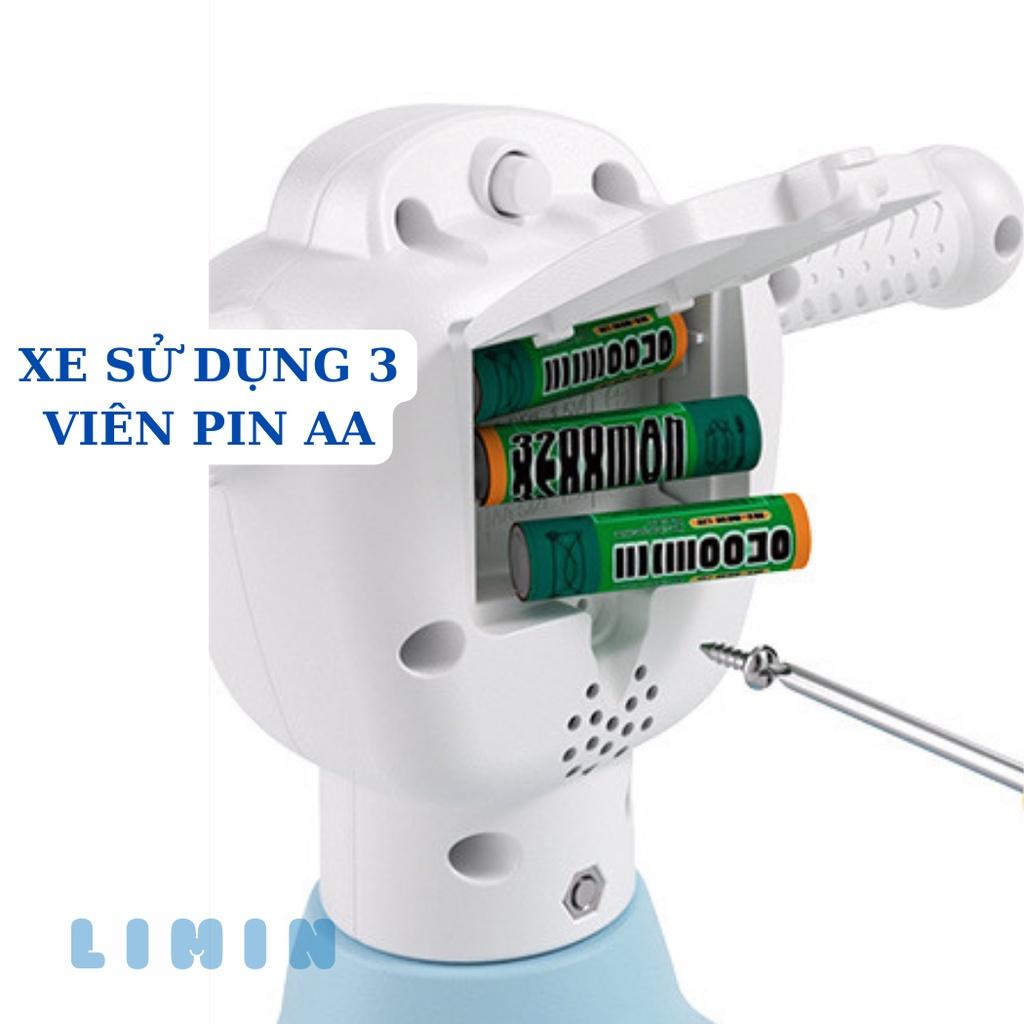 Xe chòi chân cho bé từ 1 đến 3 tuồi có đèn có nhạc, mẫu mới 2023, đủ 3 màu cho bé, hàng loại 1 cao cấp