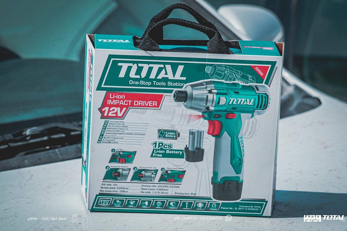 MÁY SIẾT VÍT DÙNG PIN 12V TOTAL TIDLI228121 - HÀNG CHÍNH HÃNG