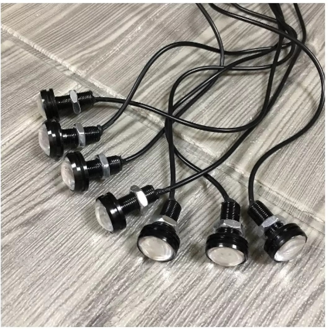 Đèn led nút áo 1 cặp loại bóng 2 led kích thước 23mm - 3 led loại mới