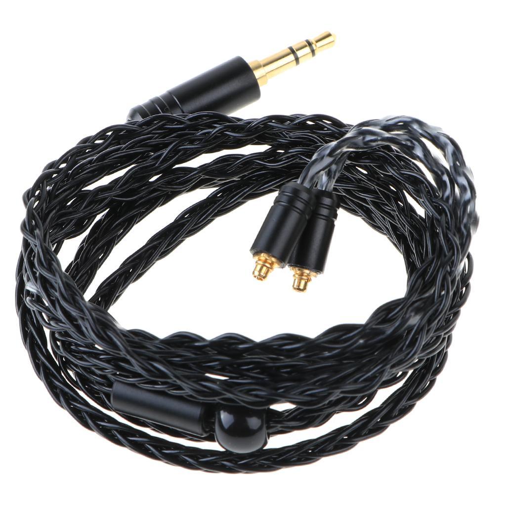 OCC Silver Plated Upgrade Headphone MMCX Cable Cord Wire for Shure