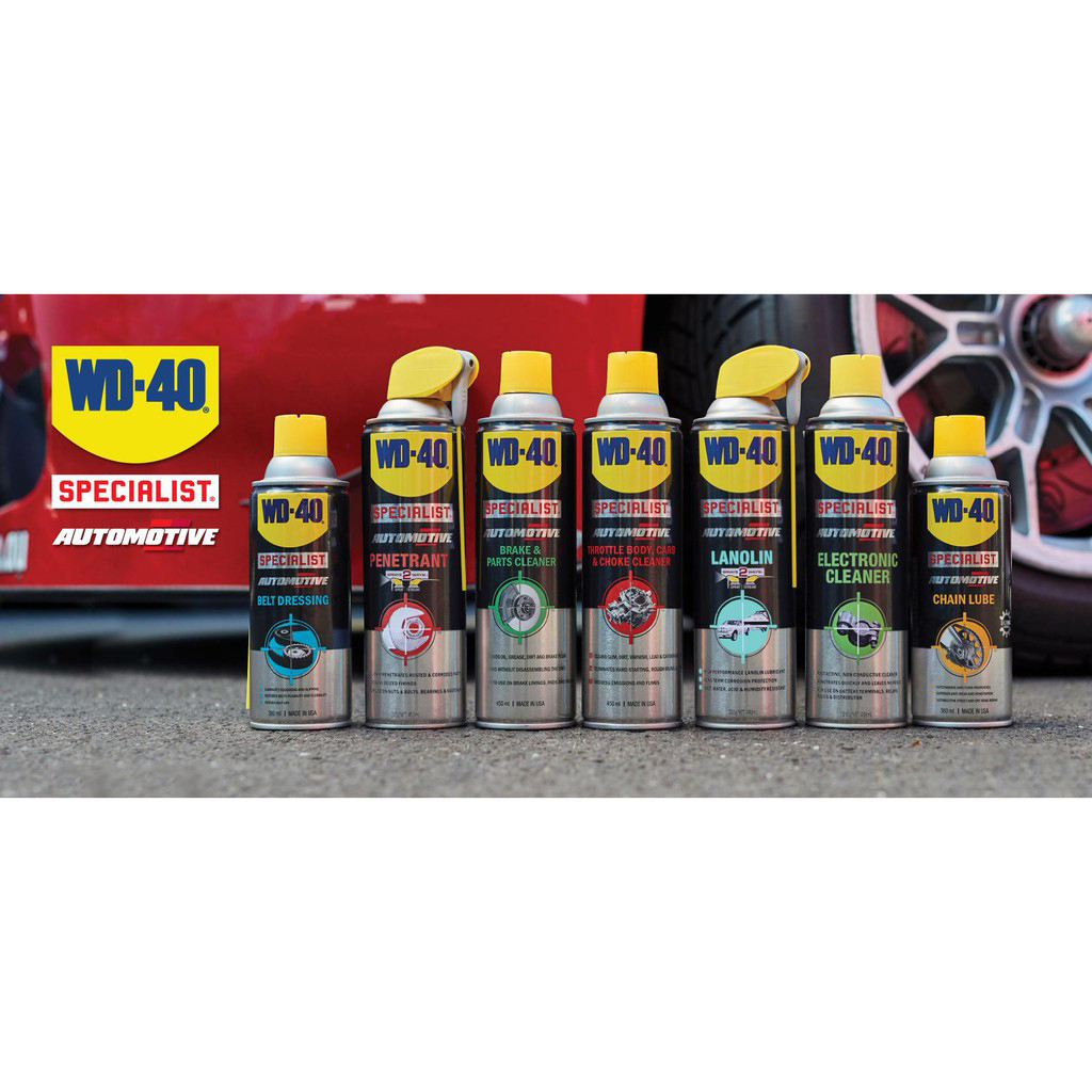 Chai Làm sạch cụm thắng/phanh WD-40 Brake & Parts Cleaner 450ml