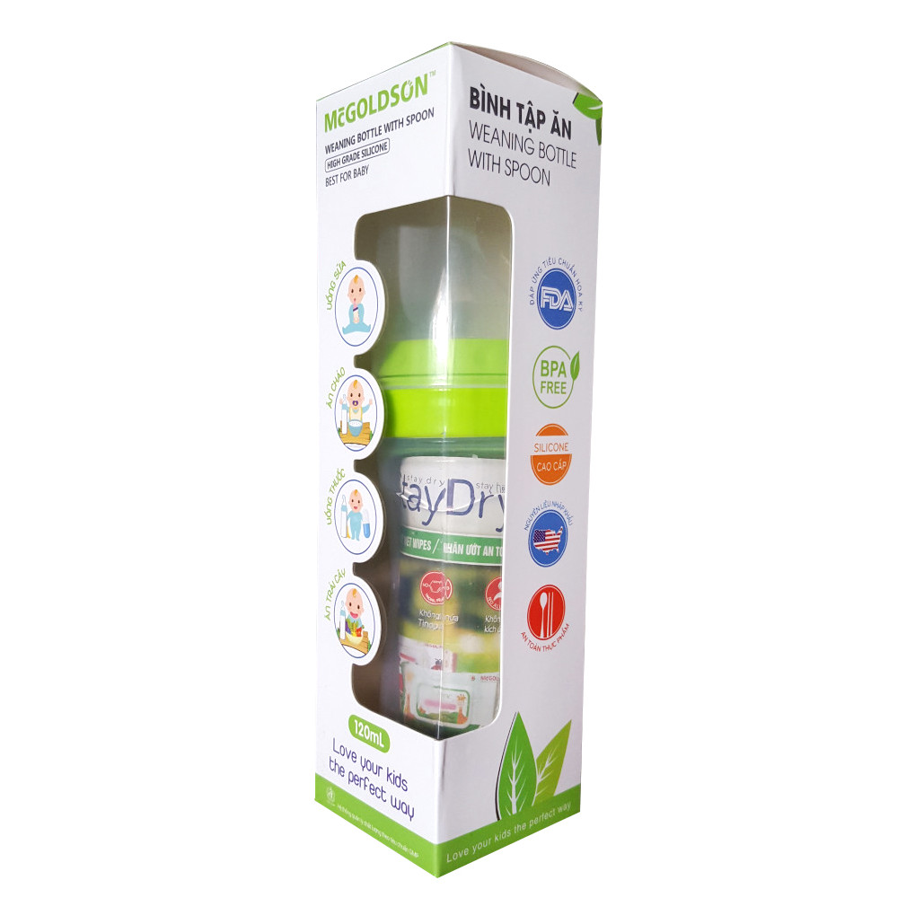 Bình tập ăn McGoldson 120ml