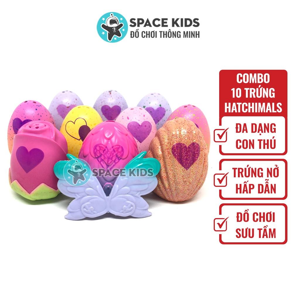 Đồ chơi cho bé Combo 10 quả Trứng Hatchimals mix nhiều mùa nhiều màu cho bé, hàng made in Việt Nam