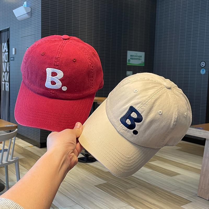 B Bảng Chữ Cái Đạt Vị Trí Cao Nhất Mũ Các Blogger Cùng Phong Cách Mùa Xuân Và Mùa Hè Cặp Đôi Chống Nắng Mũ Bóng Chày Nam Trưởng Thành Lớp mũ Lưỡi Trai Color: Beige Size: Adjustable