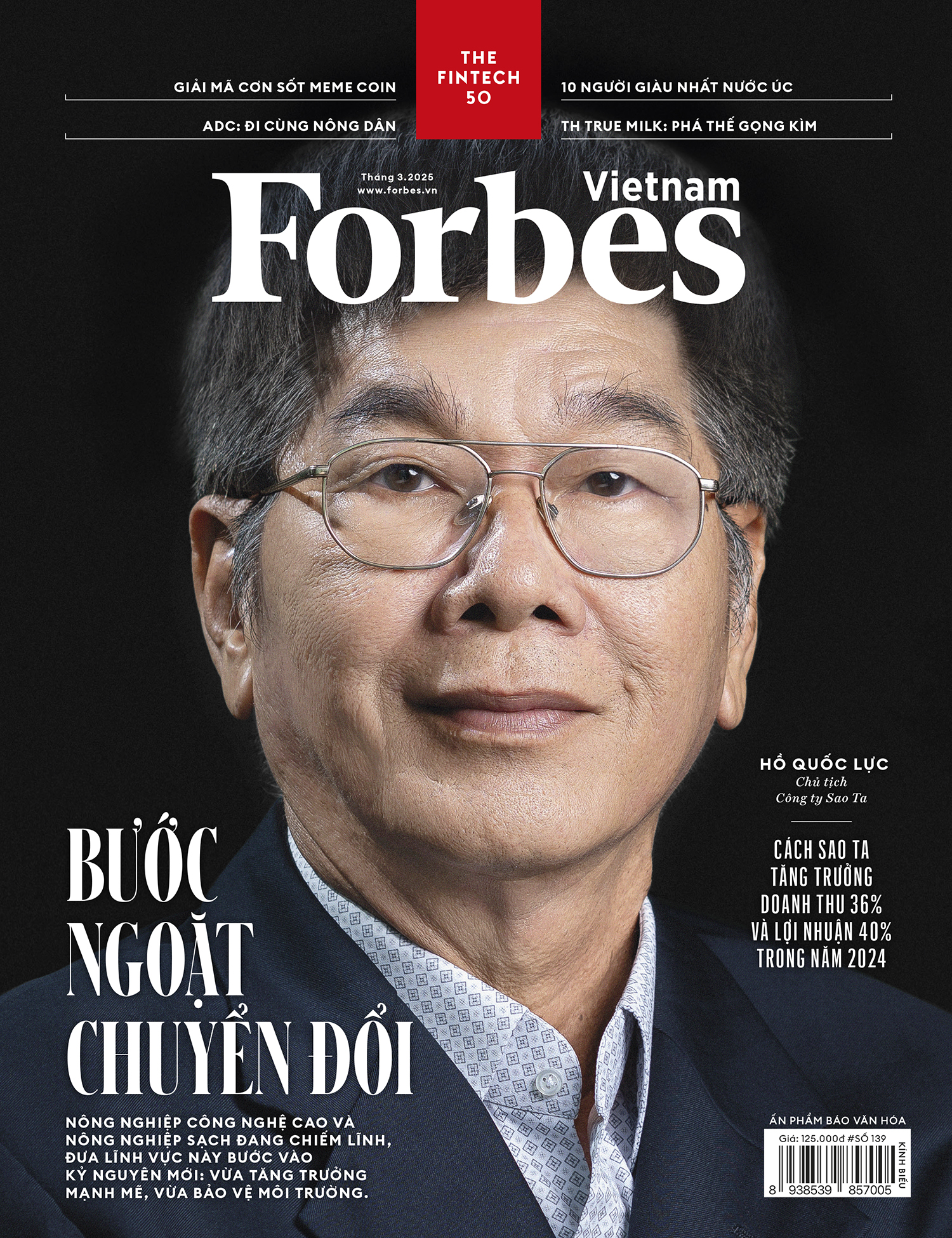 BƯỚC NGOẶT CHUYỂN ĐỔI - Tạp chí Forbes Việt Nam kỳ 139 (Tháng 3.2025)