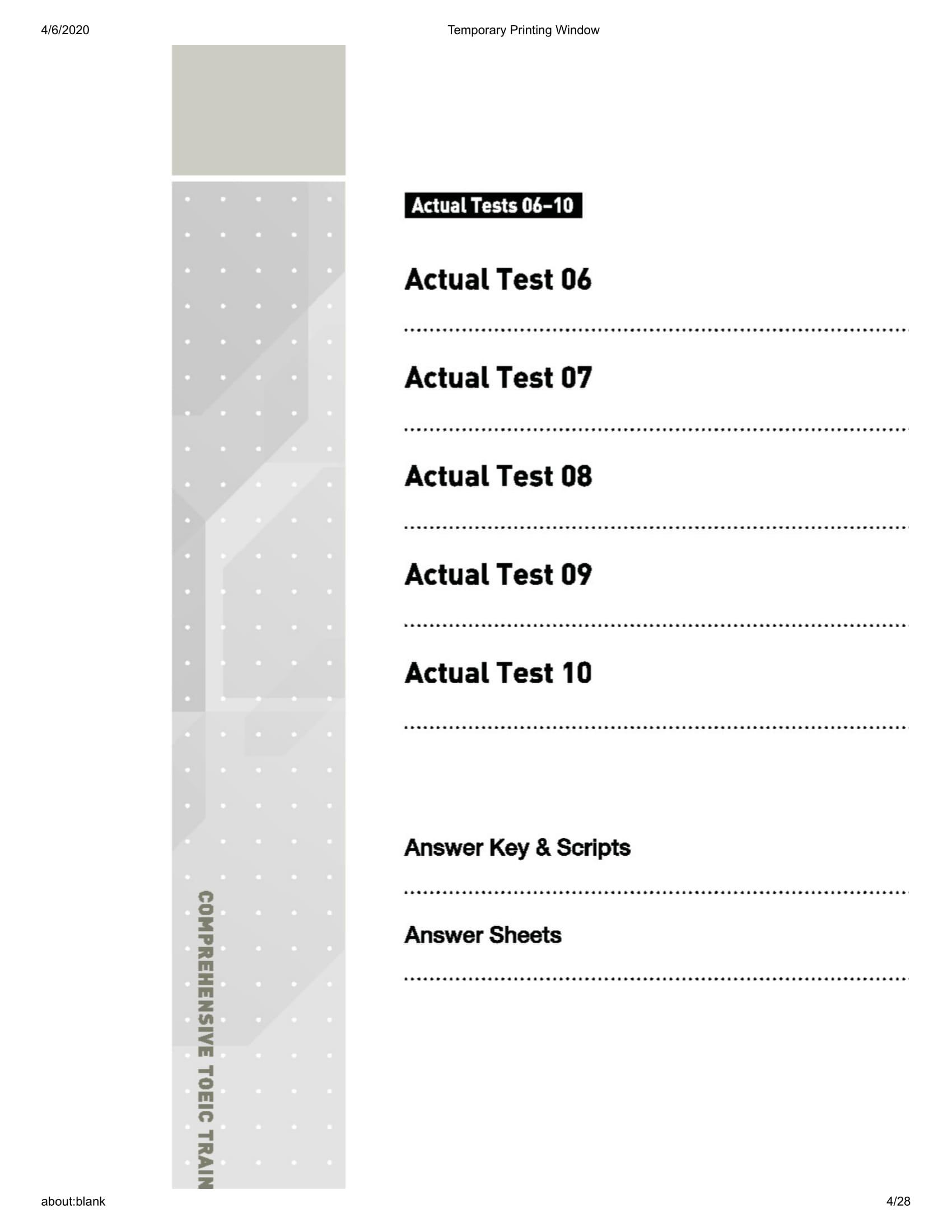 Comprehensive Toeic Training 1000 Practice Test Items (Vol 2) - Kèm CD