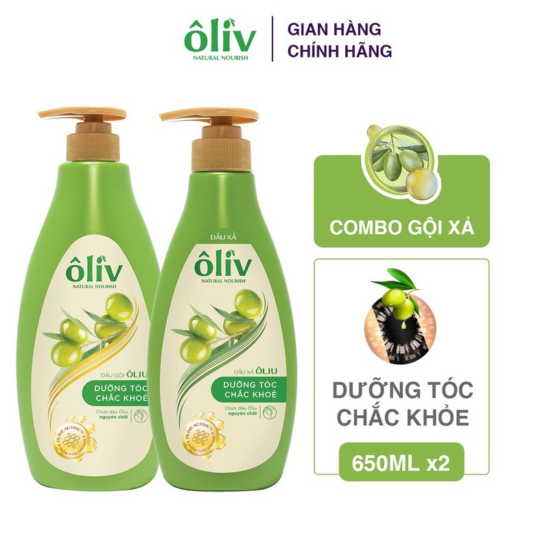 dầu xả ôliu Oliv dưỡng tóc chắc khoẻ 650ml ( không xuất hóa đơn đỏ )