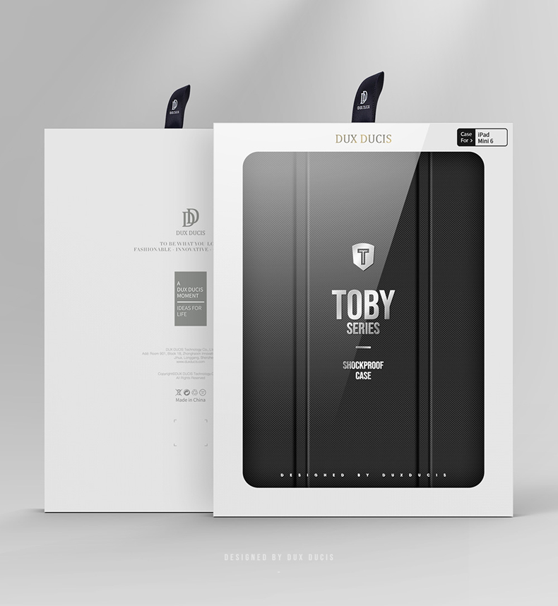 Bao da dành cho iPad Mini 6 hiệu DUX DUCIS TOBY series Smartcover - Hàng nhập khẩu