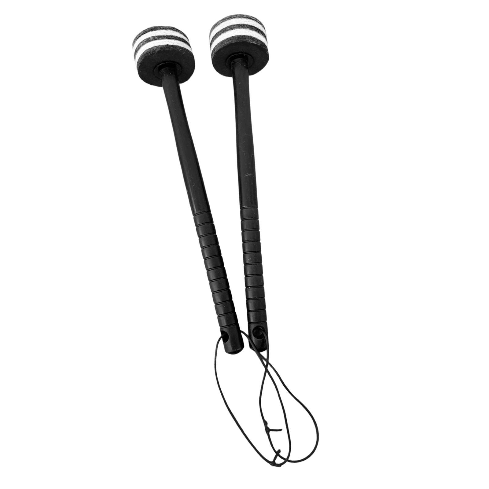2 Pieces Drum Mallets Bass Percussion Mallets for Players Drum trumpet