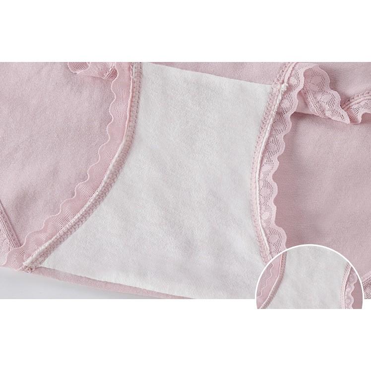 Quần Lót Nữ Cotton ren sợi tre cao cấp kháng khuẩn phong cách hàn quốc siêu co giãn ,thoáng mát QC08