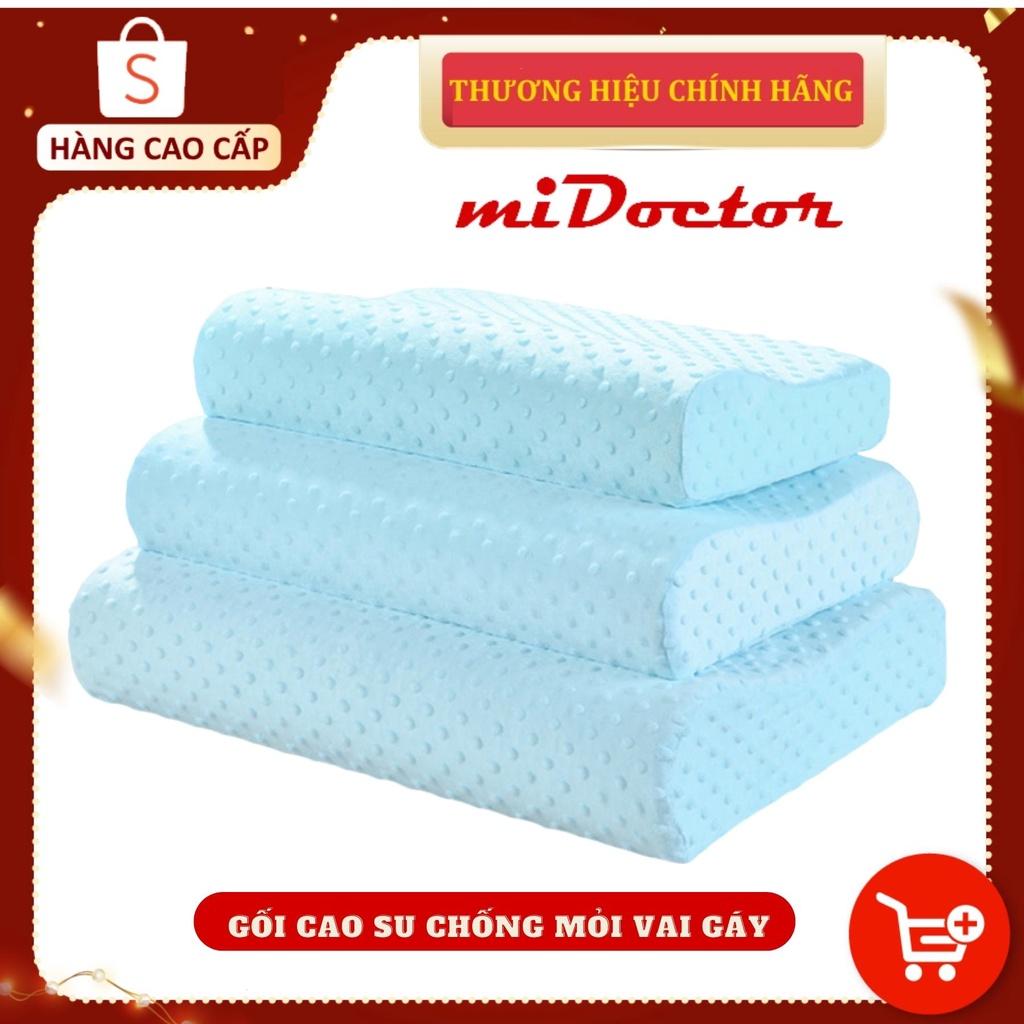 Gối Cao Su Non Chống Đau Cột Sống Dành Cho Người Hay Ngủ Ngáy miDoctor (Có Chọn Màu) Kích Thước 50 x 30 x 10cm