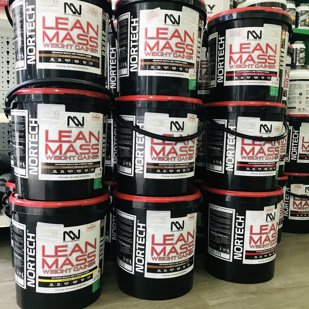 NorTech Lean Mass Gainer, Sữa Tăng Cân, Tăng Cơ Nạc Hiệu Quả, Bổ Sung 69G Protein, 27G EAA, 15G BCAA, 3G Creatine, 3G L-Glutamine, Thùng 4KG, 15 Lần Dùng