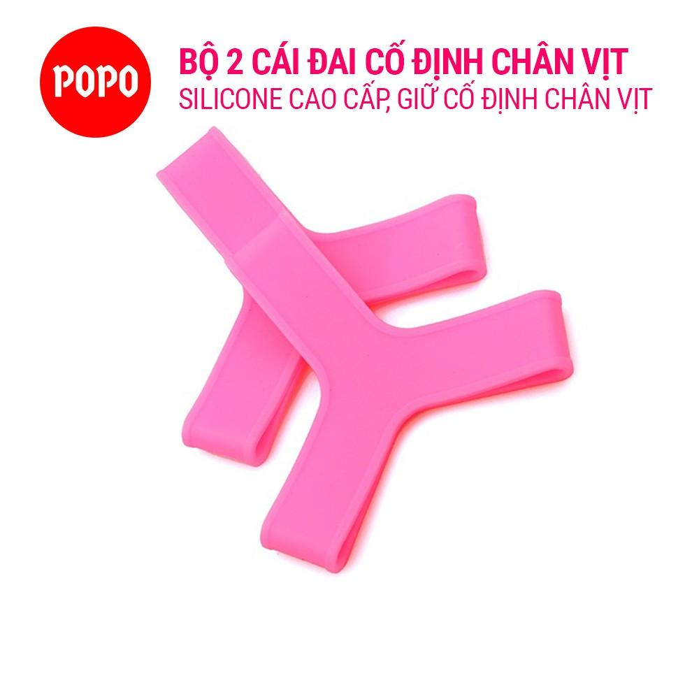 Bộ cố định chân nhái lặn biển 1141 phụ kiện chất liệu silicone giữ cố định chân vịt lặn biển chất liệu cao cấp POPO