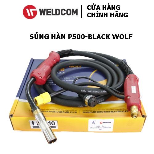 Súng Hàn P500 (cáp 60mm2) Dùng Cho Máy Hàn - Black Wolf