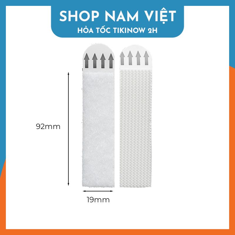 4 Set Miếng Dán Treo Tranh Kết Hợp Băng Gai Dính Velcro Siêu Dính, Tháo Gỡ Không Để Vết Keo