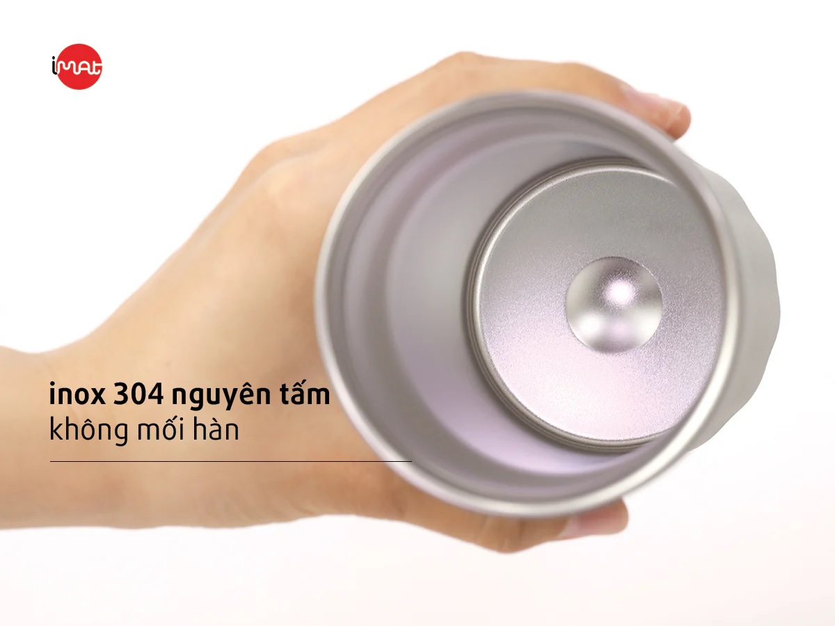 [Hàng chính hãng] Bình giữ nhiệt inox có phin lọc iMat 380ml / 500ml / 1200ml / 1500ml / 2000ml Dùng ủ, giữ nhiệt, sản phẩm làm Inox 304