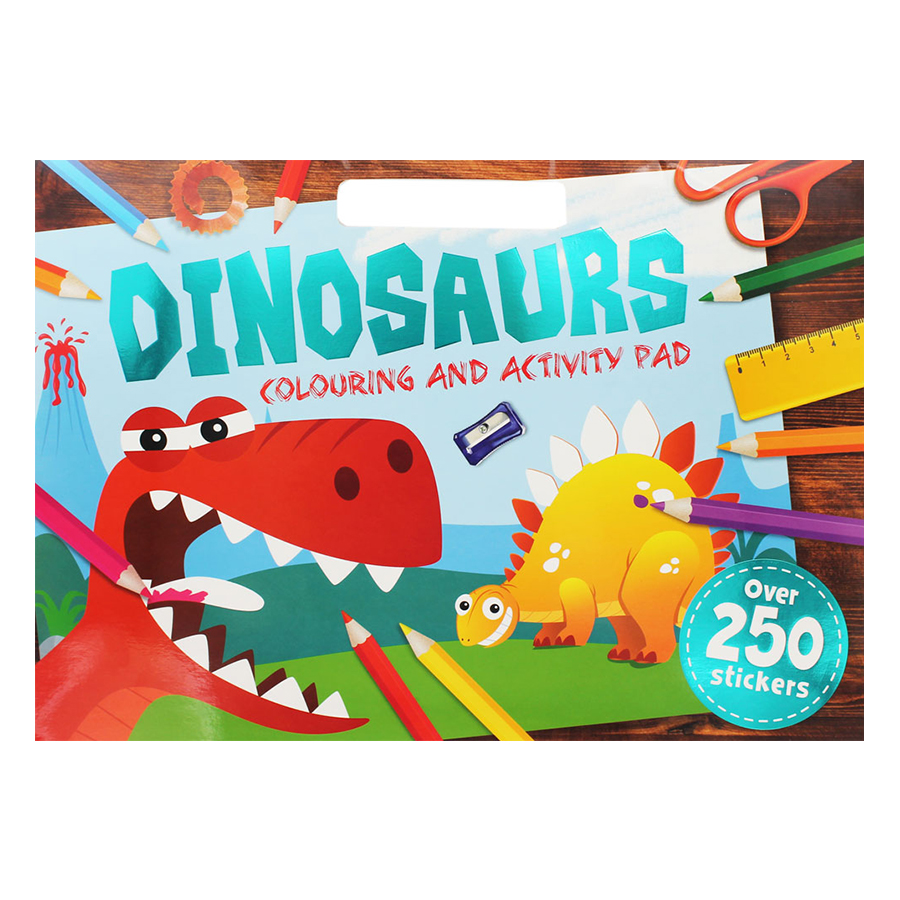 Sách tô màu Dinosaurs Colouring and Activity Pad